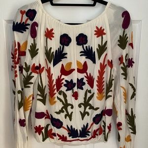 Floral Peasant Blouse